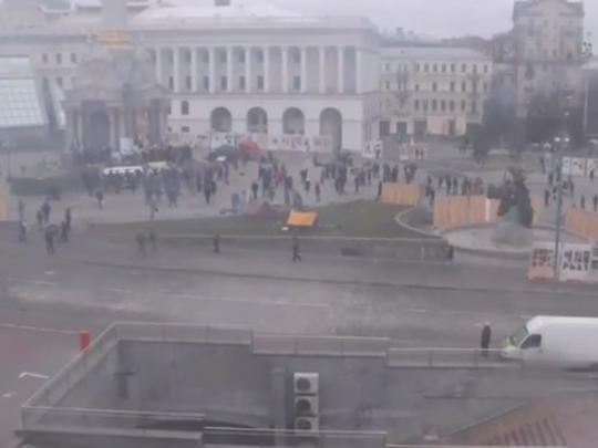 На Майдане Незалежности установили еще пять палаток