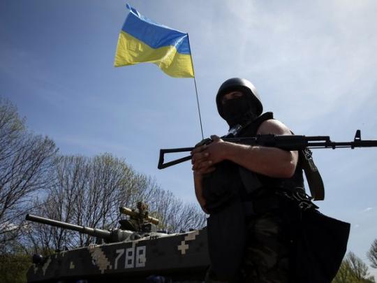Под Марьинкой силы АТО вели трехчасовой бой с боевиками