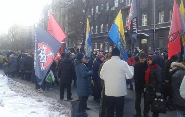 Акции протеста в Киеве: перекрыта Грушевского