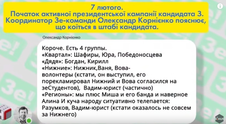 Бигус опубликовал расследование про окружение Зеленского и показал любопытную переписку