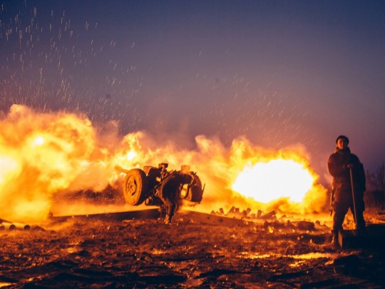 Бойцы ВСУ нанесли сокрушительный удар по позиции боевиков на Донбассе (видео)