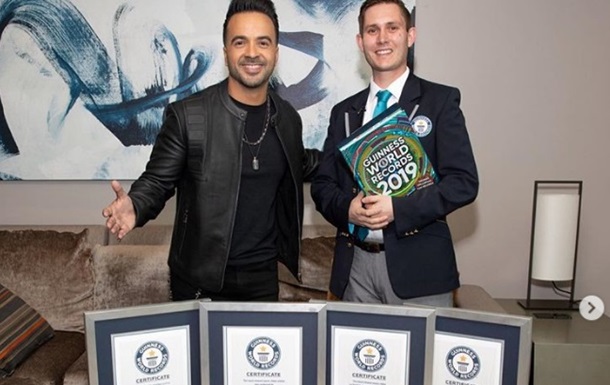 Despacito дали семь титулов в Книге рекордов Гиннесса