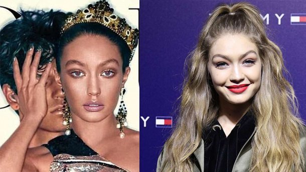 Джіджі Хадід змінили до невпізнання на обкладинці Vogue: фотопорівняння