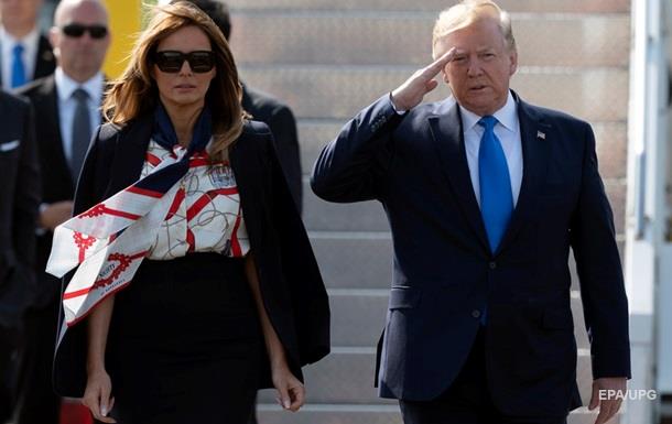 Мелания Трамп в стильном платье встретилась с королевой