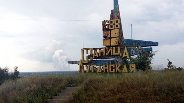Наблюдатели ОБСЕ снова заметили боевиков с повязками СЦКК у Станицы Луганской