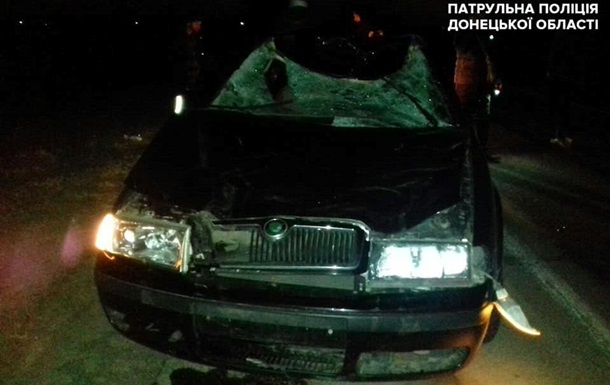 Под Мариуполем автомобиль на полном ходу врезался в коня