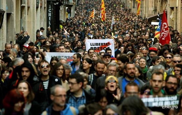 Протесты в Каталонии: 28 пострадавших