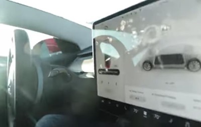 Разряженная Tesla смогла доехать до электростанции