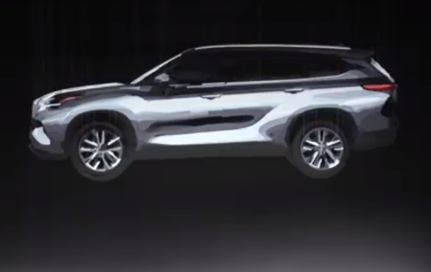 Toyota выпустила тизер кроссовера Highlander