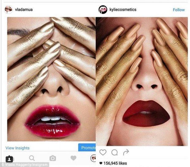Українська візажистка звинуватила у плагіаті відомий бренд: фотопорівняння