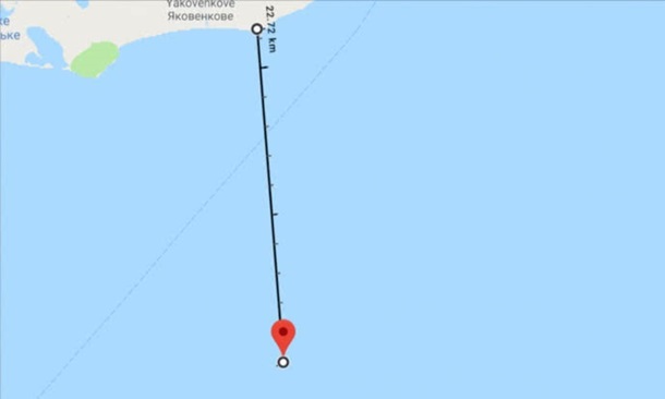 Украинский корабль обстреляли в нейтральных водах - Bellingcat
