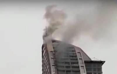 В Баку горел Trump Tower