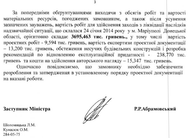 В Мариуполе исчезли 2 миллиона для пострадавших от обстрела