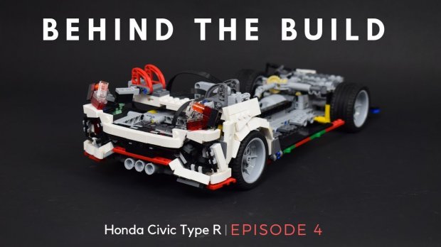 З кубиків Lego створили повнорозмірну копію Honda Civic Type R