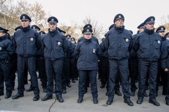 В Николаеве приняла присягу новая патрульная полиция