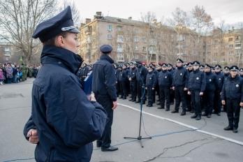 В Николаеве приняла присягу новая патрульная полиция