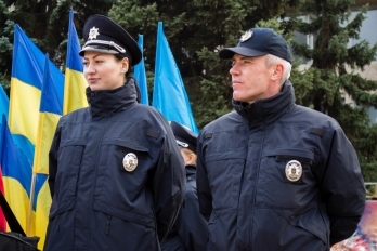 В Николаеве приняла присягу новая патрульная полиция