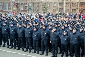 В Николаеве приняла присягу новая патрульная полиция
