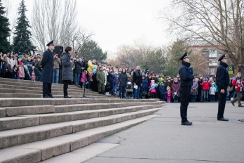В Николаеве приняла присягу новая патрульная полиция