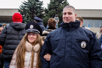 В Николаеве приняла присягу новая патрульная полиция