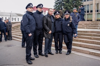 В Николаеве приняла присягу новая патрульная полиция