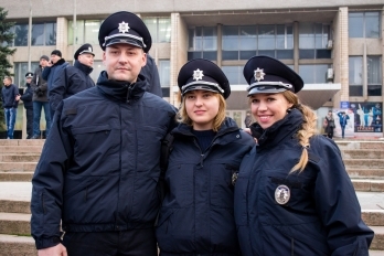 В Николаеве приняла присягу новая патрульная полиция