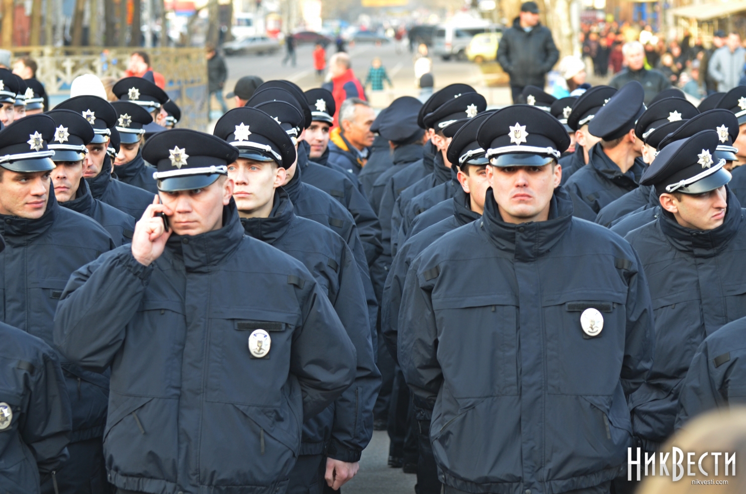 В Николаеве приняла присягу новая патрульная полиция