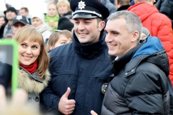 В Николаеве приняла присягу новая патрульная полиция
