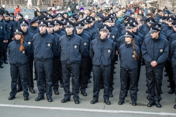 В Николаеве приняла присягу новая патрульная полиция