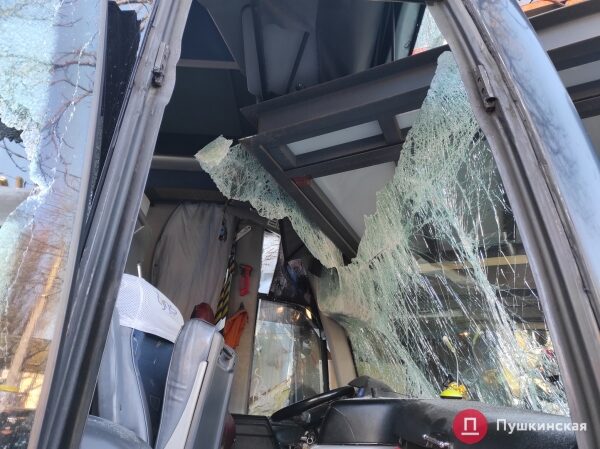 В Одессе автобус попал в ДТП: вылетел на встречку, снес дерево и врезался в мотосалон. Фото, обновлено В Одессе автобус попал в ДТП: вылетел на встречку, снес дерево и врезался в мотосалон. Фото, обновлено