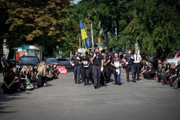 В Одессе простились с полицейским, который погиб за Украину в Херсонской области