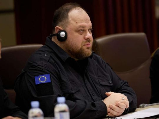 &laquo;Істеричний стогін окремих народних депутатів&raquo;: Стефанчук висловився про ситуацію зі&nbsp;скасуванням закордонних відряджень представників &laquo;ЄС&raquo;