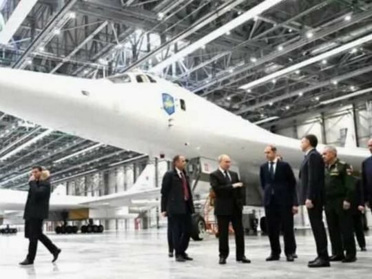 путіна висміяли за&nbsp;участь у&nbsp;випробувальному польоті бомбардувальника