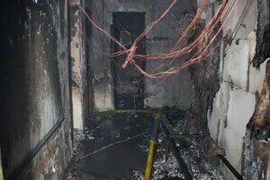 В Одесском районе горел ЖМ "Радужный": эвакуировали людей и спасали собак