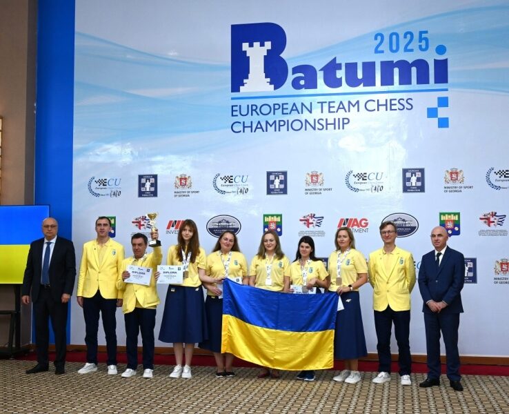 Чоловіча збірна України вдруге в&nbsp;історії стала чемпіоном Європи з&nbsp;шахів (фото)