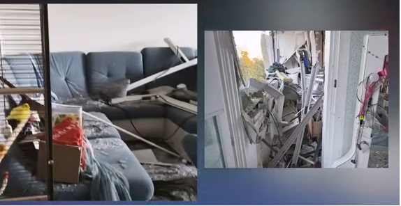 Тополя показала зруйновану ракетою квартиру і&nbsp;розповіла про страшну ніч