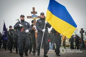 Погиб на востоке Украины: в Одессе простились с полицейским Николаем Яковецким