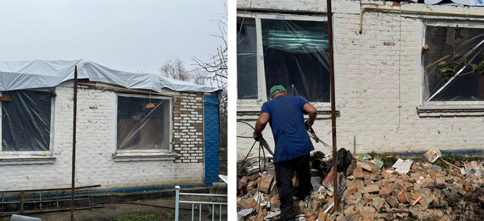 Родина пенсіонерів з&nbsp;Полтавщини, яка після атаки росіян змушена була жити в&nbsp;курнику, отримала від благодійників модульний будинок
