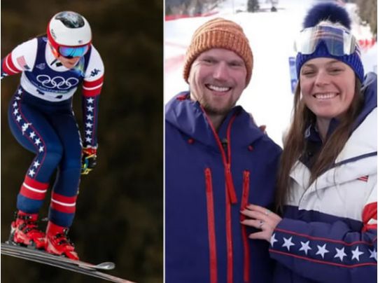 Олімпійська чемпіонка погодилася вийти заміж одразу після падіння на&nbsp;трасі (фото)