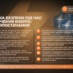 Ворог продовжує обстріли території України, намагаючись залишити нас без електроенергії, тепла та води. У таких умовах кожен має бути готовим до можливого погіршення ситуації та мати вдома необхідний запас.