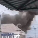 Росіяни вдарили по залізничному вокзалу Кривого Рогу (відео)