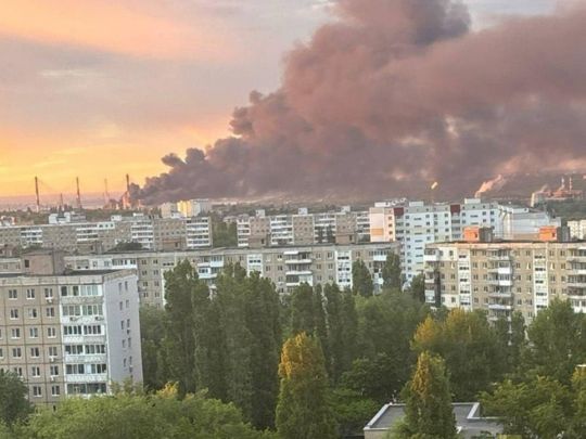 &laquo;Привіт&raquo; від ЗСУ: вночі в&nbsp;Ростовській області горіла нафтобаза, а&nbsp;в&nbsp;Саратові&nbsp;&mdash; один із&nbsp;найстаріших НПЗ росії (фото, відео)